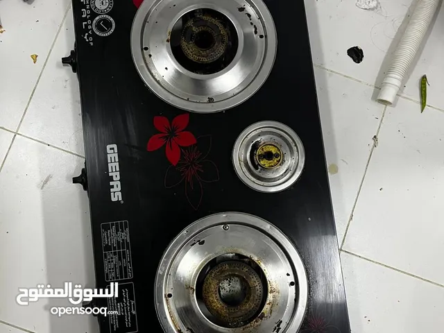 Gas stove glass top