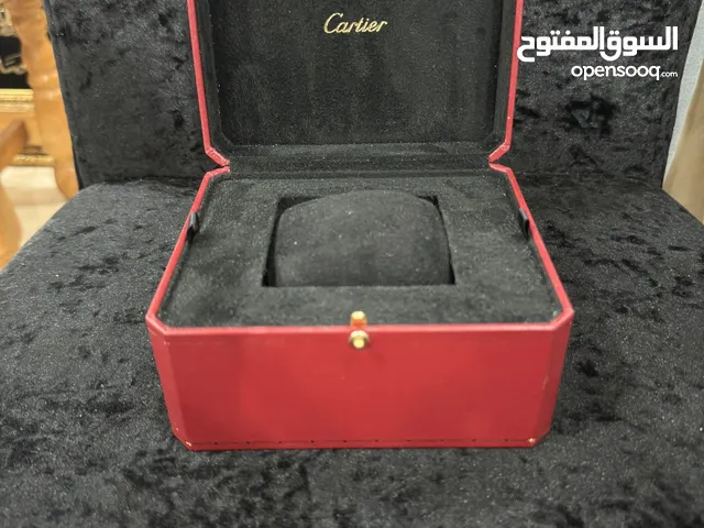 علبة كارتير اصلية موديل حديث للساعة + علبة خاتم كارتير اصلية هدية ويوجد تشكيلة علب اصلية ماركات