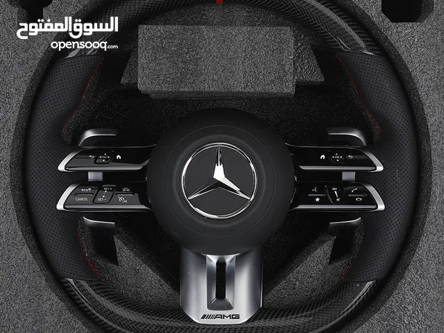 عجلة قيادة من الكربون لمرسيدس W205 W213 W177 W222 AMG GT