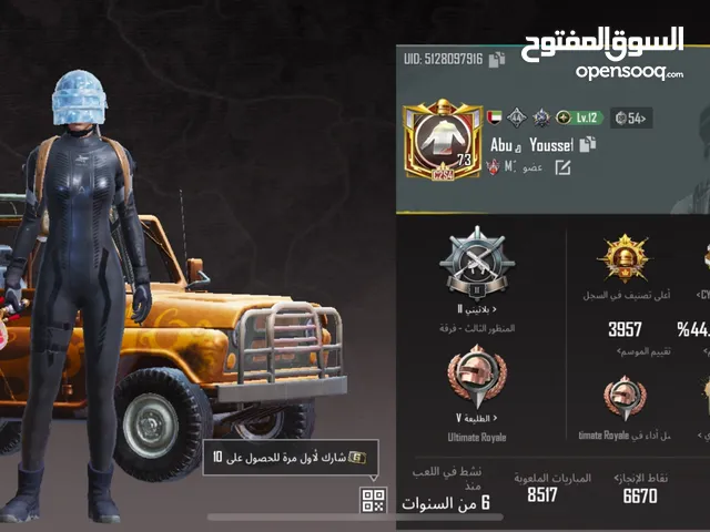 Pubg Accounts and Characters for Sale in Amman