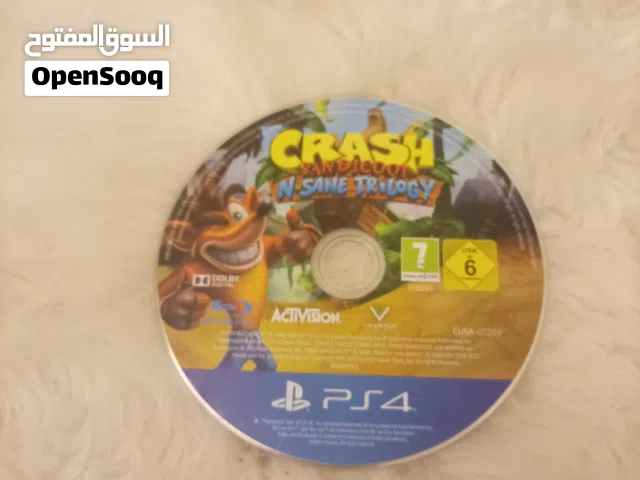 شرط سوني 4كراش مستعمل نظيف بي7ريال