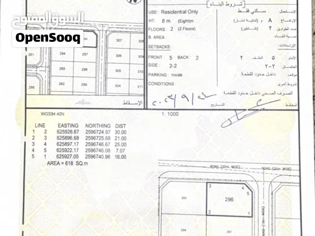 ارض سكنية سعال اول خط شارع الانصب كونر ع شارعين تصلح لتوين فيلا