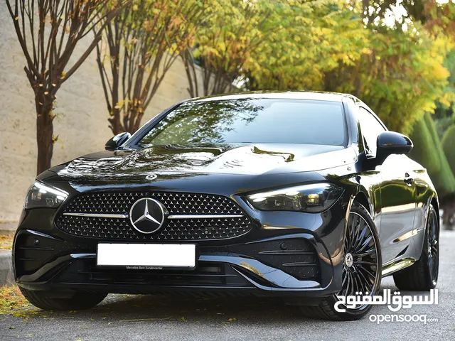 مرسيدس سي ال اي نايت بكج مايلد هايبرد 2024 Mercedes CLE200 Coupe AMG Kit Night Package