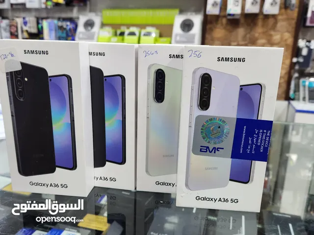 Samsung A36 5G جديد كفالة الوكيل الرسمي BMS بسعر