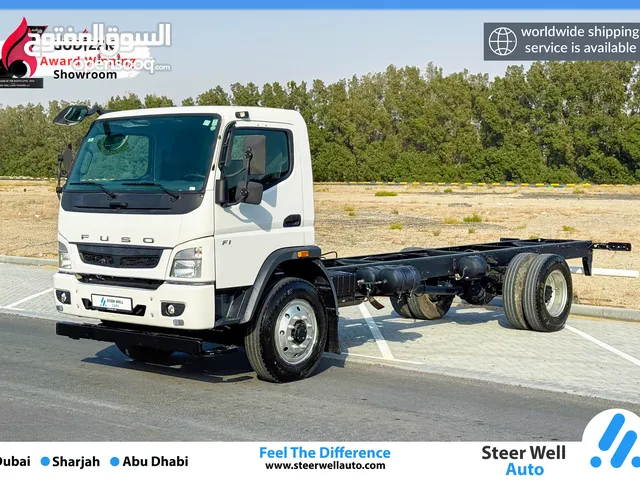 2022 Fuso F1 3.9L - 4D37 Engine - 8 Ton Bare Chassis - Smooth, Durable Transmission - Book Now!