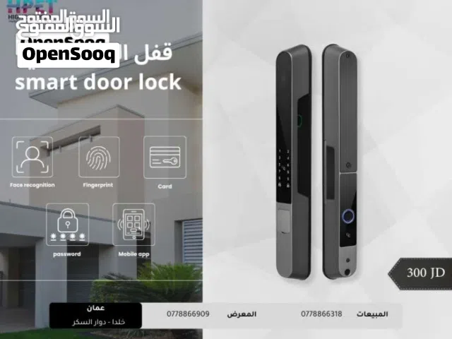قفل الباب الذكي يدعم الكاميرا والفيديو دعم تطبيق على الهاتف المحمول Smart door lock  tuya تويا