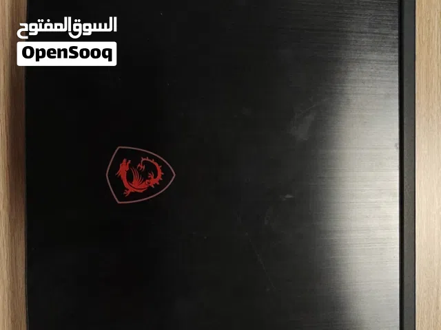 MSI Gaming laptop GF63 thin