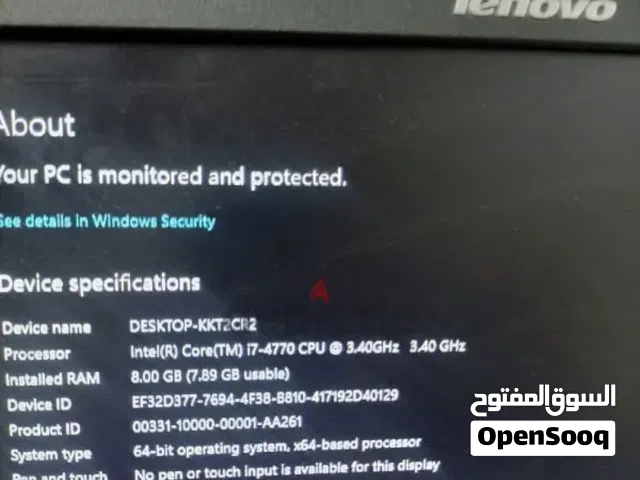 كيسه core i7 جيل رابع بحالة ممتازة