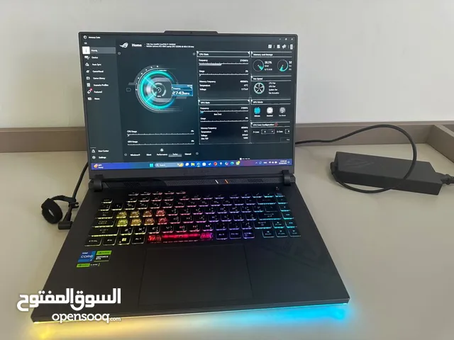 لابتوب كيمنك مستعمل نظيف Asus rog strix g16 rtx 4060/intel core i7-13650hx