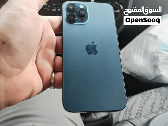 ايفون 12 بروماكس ازرق كلش نضيف
