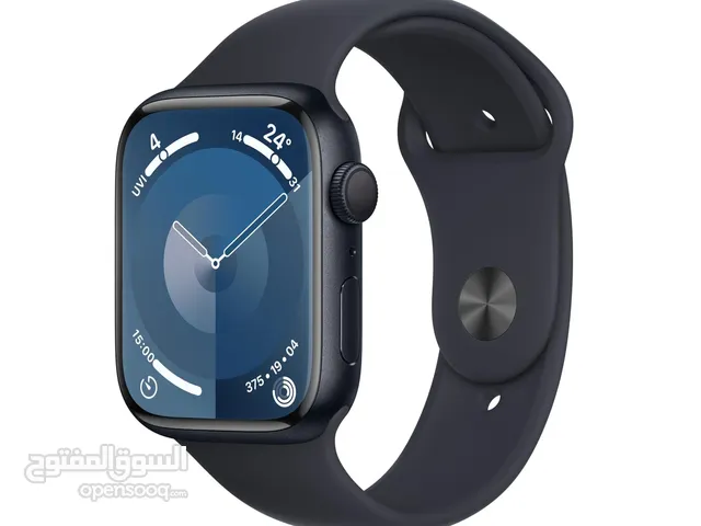 Apple Watch Series 9 GPS 45mm Silver Aluminium Case with Winter Black Sport Loop