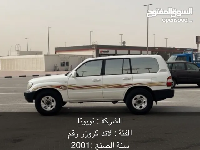 الشركة : تويوتا الفئة : لاند كروزر  سنة الصنع :2001 السعر : 29,000 درهم قابل للتفاوض