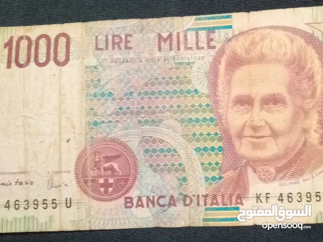 1000 ليرة ايطاليا 1990