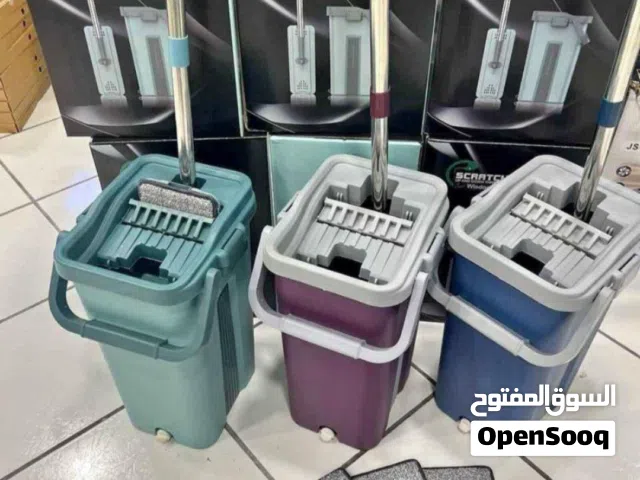 دلو الممسحة الذكية مع 5 رؤوس إضافية