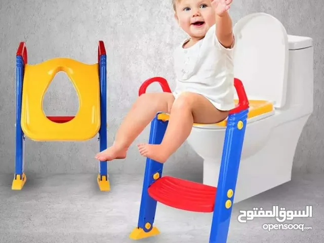 كرسي حمام للاطفال سلم درج تعليم الاطفال استخدام الحمام مقعد تواليت