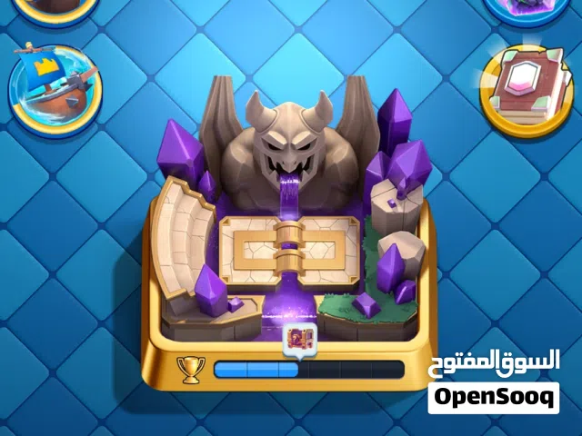 للبيع حساب كلاش رويال جيد جدا بسعر مناسب فيه سيزونين 15k الف كأس و كل التشكيلة ماكس