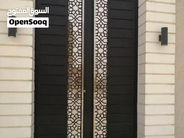 دهان ابواب حديد  تركيب بديل الخشاب علا البواب