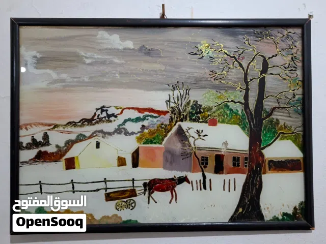 لوحة مميزه الرسم على الزجاج