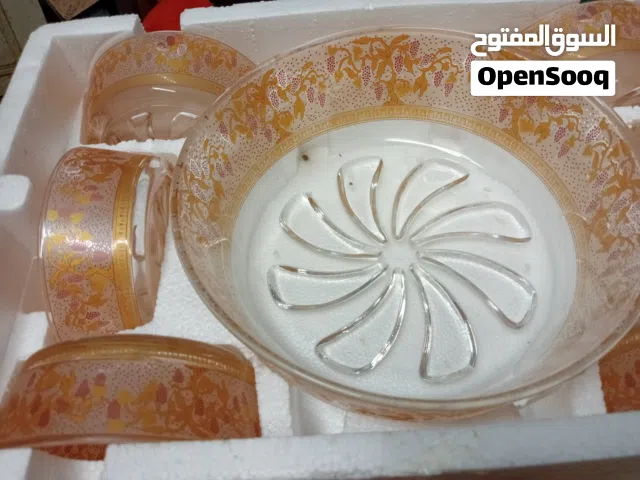 طقم خشاف جديد بعلبته سبع قطع سته صغيره وطبق كبير
