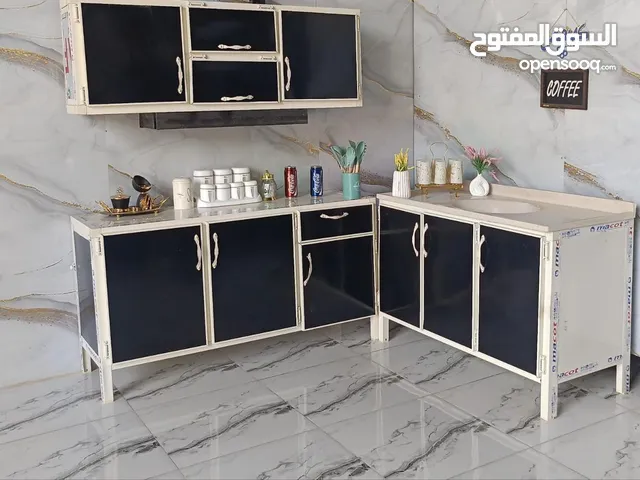 كاونتر ارضي وملحق متر ونص سنك متر وعشرين السنك مرمر صناع