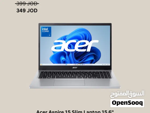 Acer Aspire 3-15.6" Laptop Intel Core i3-1115G4 3GHz 4GB RAM 128GB -NEW -MEGAByte