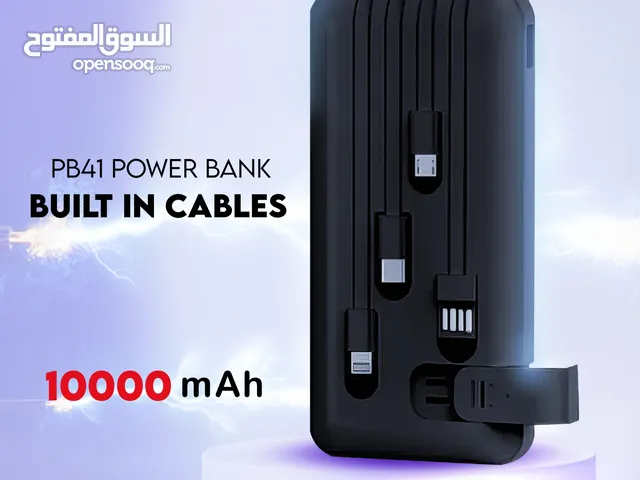 EARLDOM PB41 Power Bank10000 MAH Built in cables
