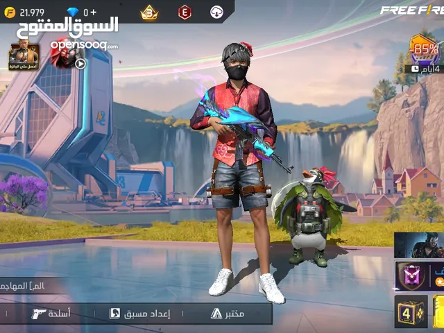 حساب فري فاير للبيع level 64