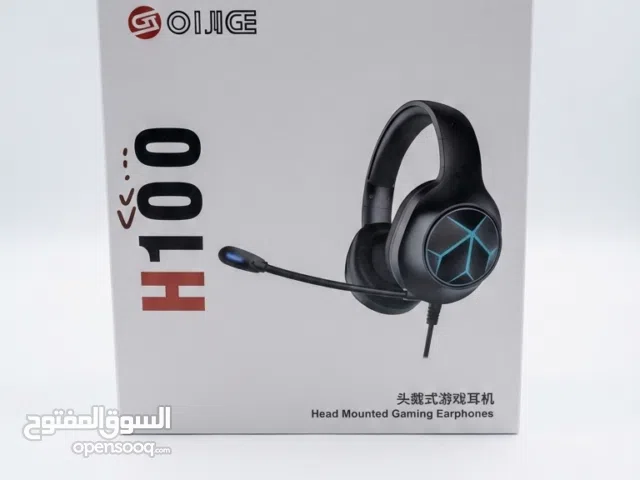 سماعات Goijige H100 سلك ليد سلك جديدة  headphone