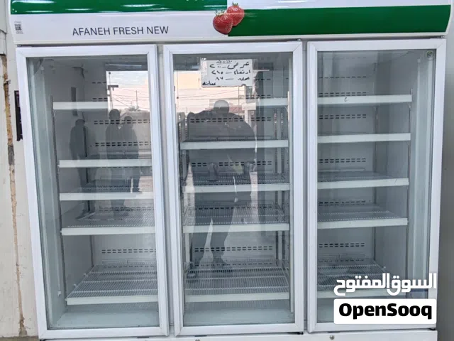 ثلاجة عفانة جامبو دبي ثلاث أبواب بحالة ممتازة