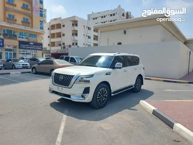 DHS 61000/= PATROL LE 2014 FACELIFT 2023 مكيناه كبيره - 5 كيمرات رادار خليجي رقم واحد 2014 محول 2023