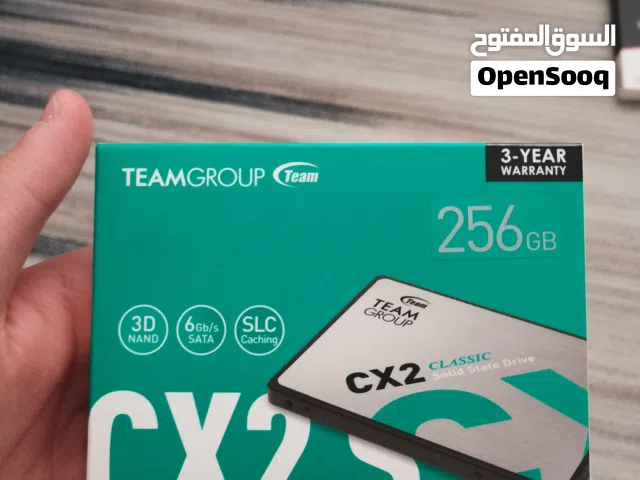 TeamGroup CX2 CLASSIC SSD 256GB SATA مستعمل بحالة جديد