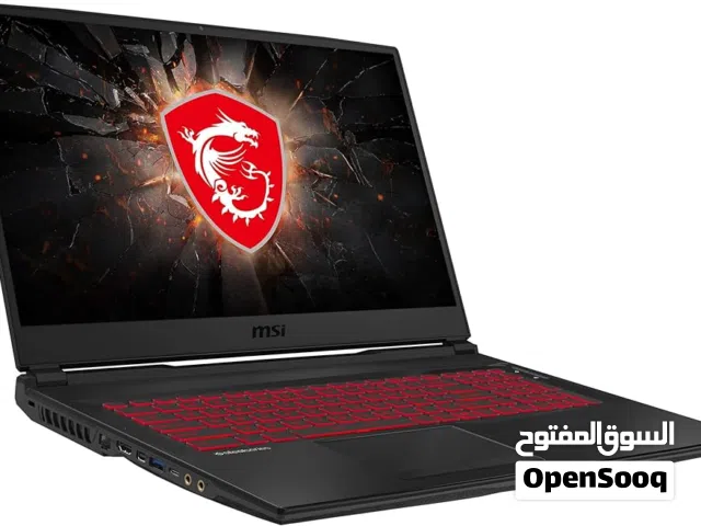 لابتوب MSI Gaming نظيف وبمواصفات ممتازة للألعاب، التصميم، الدراسة والاستخدام الثكيل