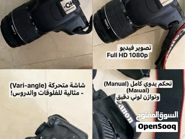 كاميرا Canon EOS 600D (بحالة الوكالة - استخدام شخصي خفيف جداً)