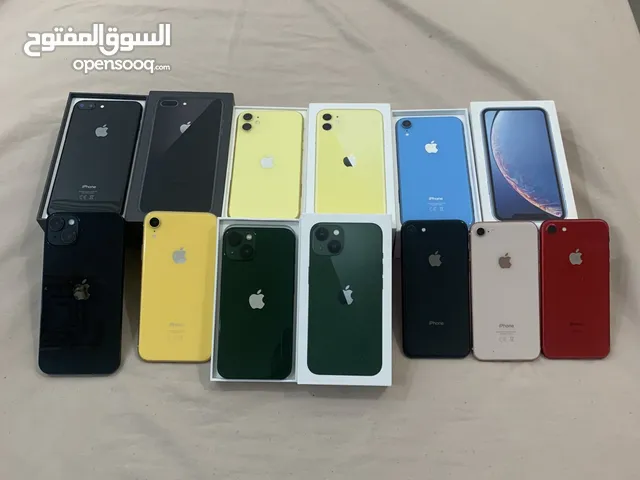 للبيع ايفون 8 بلس وعادي + ايفون 7 بلس + ايفون XR + ايفون 13 + ايفون 14 بلس