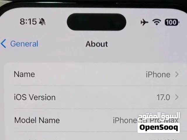 Apple iPhone 15 Pro Max 256 GB in Basra