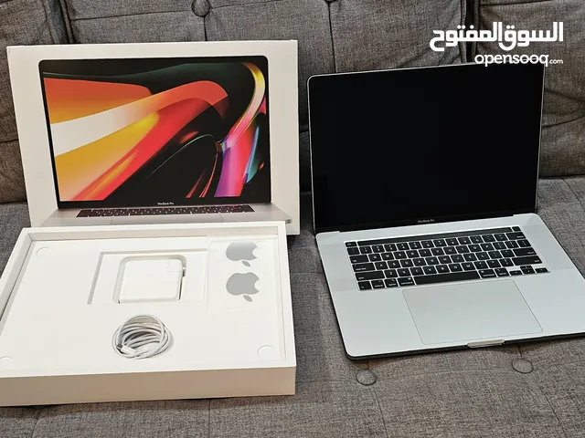 للبيع: ماكبوك برو 16 إنش – رام 32 جيجابايت – حالة ممتازة – تحت الضمان