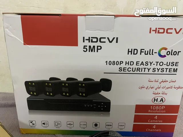 كامرات مراقبه جديده 4 كامرت و DVR ملحقات كامله