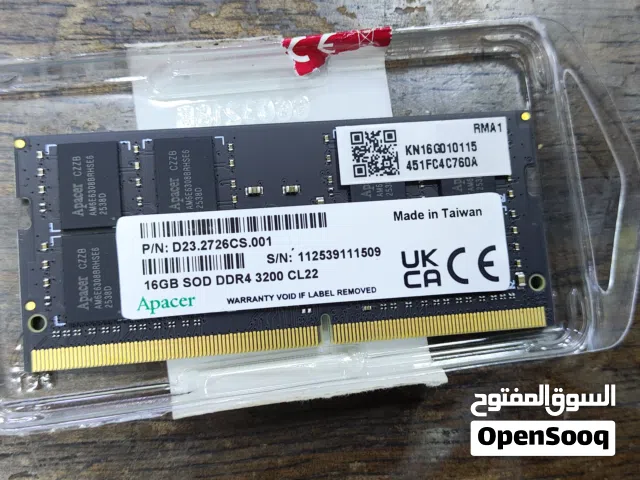 16 / 32 ddr4 laptop ram رام لابتوب
