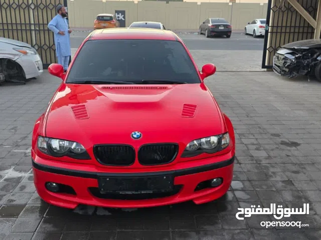 BMW SERIES 3 RED 2002.KOREAN SPECS SMALL ACCIDENT WBAEV51092PE00863