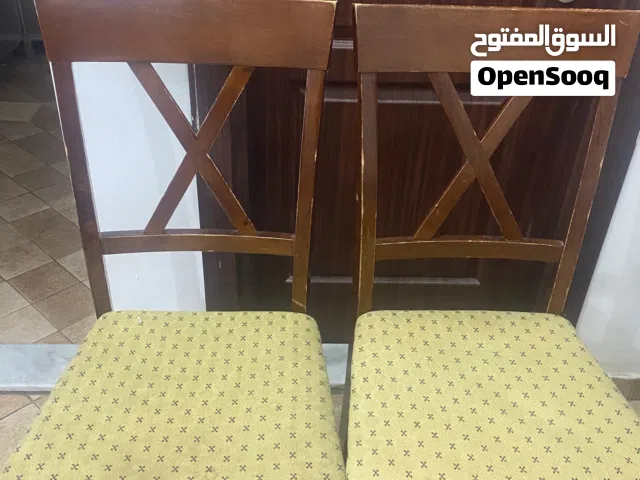 عدد 2 كرسى خشب