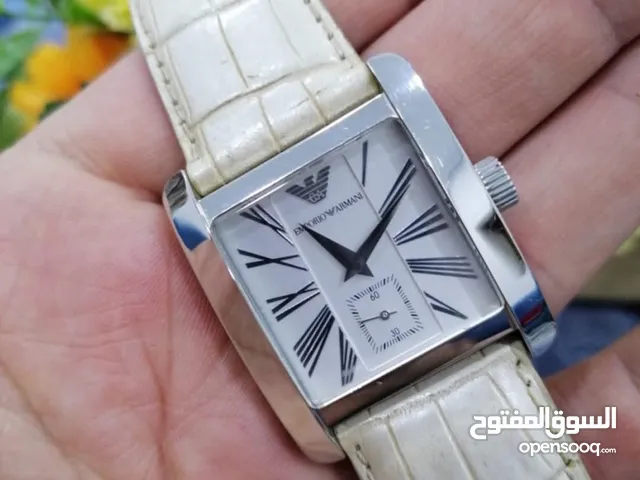 #Emporio_Armani امبوريو ارماني اصلي لومينوس سنتر ثواني منفصل ارقام رومانيه بحاله ممتازه