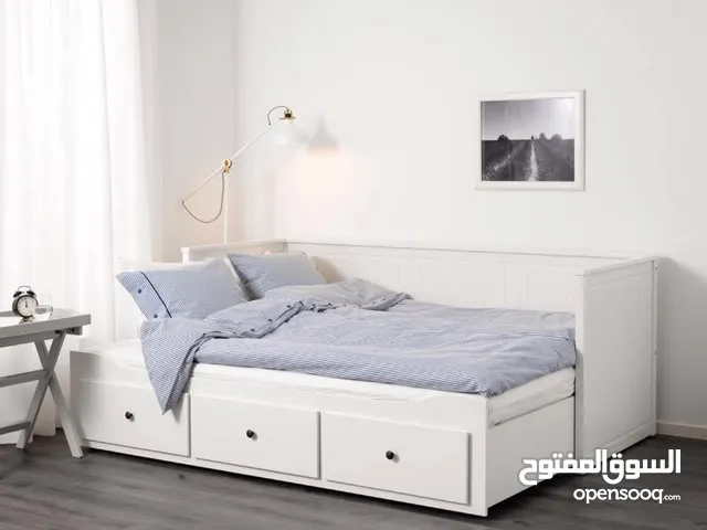 تخت مزدوج قابل للطي + وحدة ادراج منتجات ايكيا