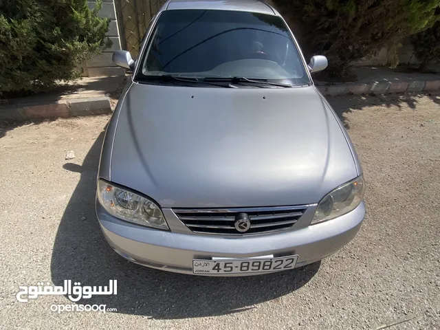 كيا سبيكترا موديل 2002 فحص ثلاثة جيد بحاله الوكاله لون سلفر والفحص مرفق بالصور