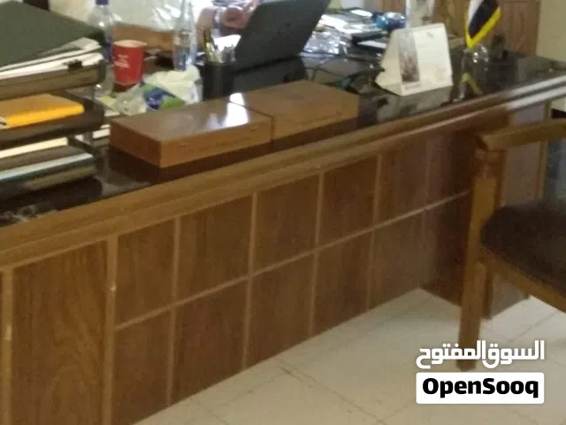 مكتب  مدير فخم مستخدم مفكو حلوان زان بوحده ادراج مع سايد مقاس 100*200سم