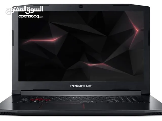 قيمنق Gaming laptop acer predator 1050ti 17inch