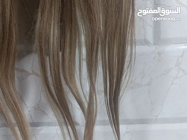 وصلات شعر طبيعي 100%مكفول