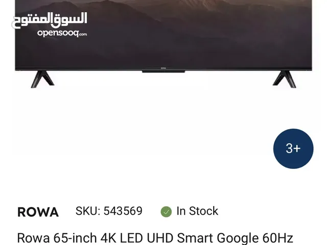 Smart Tv 65 inch (Rowa) NEW with 4 YEARS WARRANTY!!!