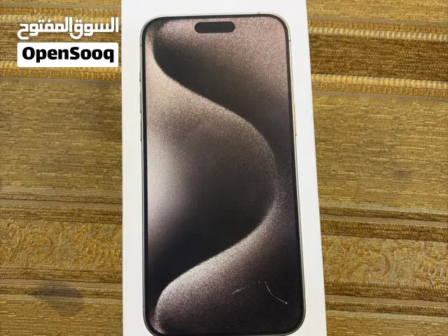 ايفون 15برو ماكس جديييد مافيه ولا شموخ 512جيبي