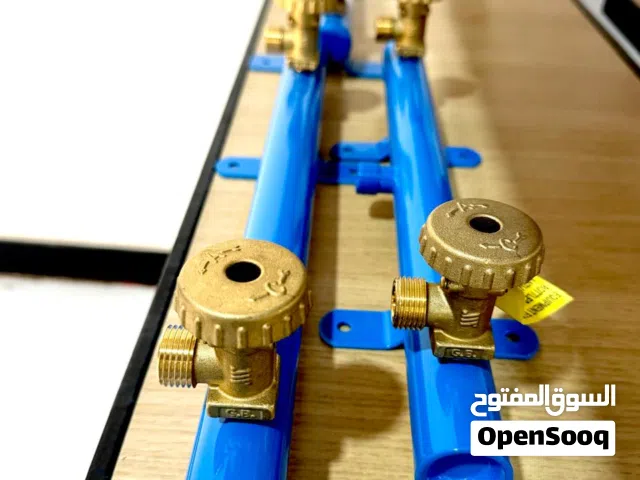 صمامات واقفال أنابيب الغاز بجميع الأحجام  Gas pipe valves and shut-offs of all sizes