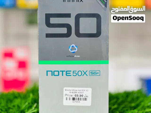 Infinix Note 50X 5G 256GB 8GB RAM Titanium Grey Dual Sim Smartphone